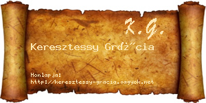 Keresztessy Grácia névjegykártya